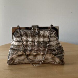 Silver Whiting and Davis Vintage Mesh Purse